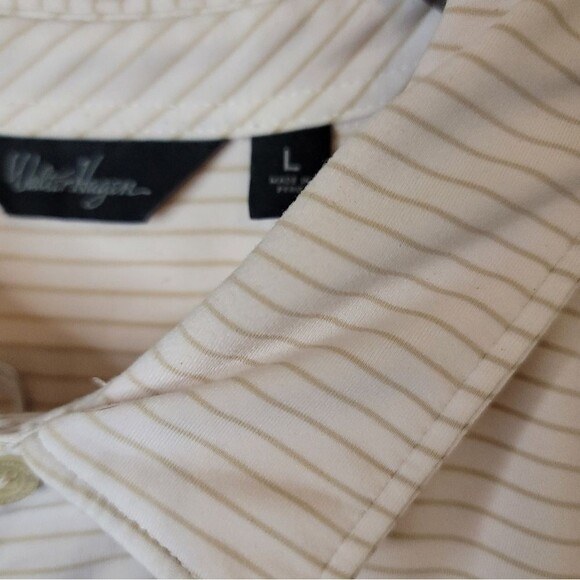 Walter Hagen Striped Polo Tee Size Large - Picture 3 of 10
